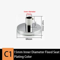Bathroom Shower Lift Rod Fixed Base/Lift Pipe Bracket/Extended Lengthened Wall Distance Repair Accessories
