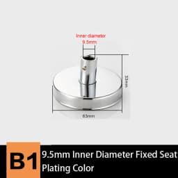 Bathroom Shower Lift Rod Fixed Base/Lift Pipe Bracket/Extended Lengthened Wall Distance Repair Accessories