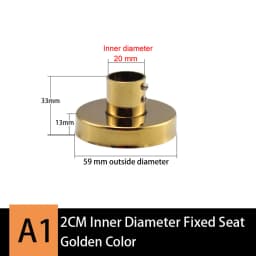 Bathroom Shower Lift Rod Fixed Base/Lift Pipe Bracket/Extended Lengthened Wall Distance Repair Accessories