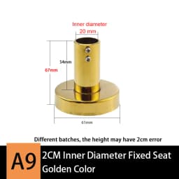 Bathroom Shower Lift Rod Fixed Base/Lift Pipe Bracket/Extended Lengthened Wall Distance Repair Accessories