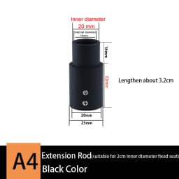 Bathroom Shower Lift Rod Fixed Base/Lift Pipe Bracket/Extended Lengthened Wall Distance Repair Accessories