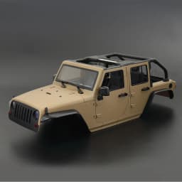 RC Car Wrangler Rubicon Convertible Hard Body Kit 313mm Wheelbase for 1/10 RC Crawler Axial SCX10 TRX4 Redcat GEN8