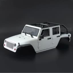 RC Car Wrangler Rubicon Convertible Hard Body Kit 313mm Wheelbase for 1/10 RC Crawler Axial SCX10 TRX4 Redcat GEN8