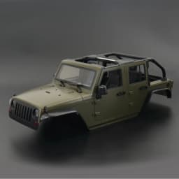 RC Car Wrangler Rubicon Convertible Hard Body Kit 313mm Wheelbase for 1/10 RC Crawler Axial SCX10 TRX4 Redcat GEN8