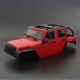 RC Car Wrangler Rubicon Convertible Hard Body Kit 313mm Wheelbase for 1/10 RC Crawler Axial SCX10 TRX4 Redcat GEN8