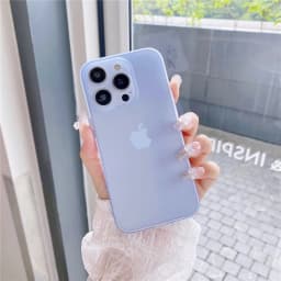 Colorful 0.3mm Ultra Thin Matte Case For iPhone 17 Air 16 15 14 13 12 mini 11 Pro X XS Max XR Translucent Hard Phone Cover
