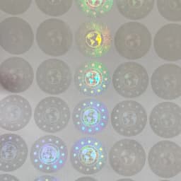 Original Holographic Stickers, Tamper Proof Security Label,Void Transparent Warranty Sticker, Customized Logo,20x20mm 2000pcs