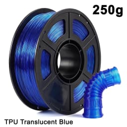 Elastic Flexible TPU Blue 3D Printer Filament 1.75mm 500g 250g Transparent Red, Black Rubber Material Roll Flex for 3D Printing