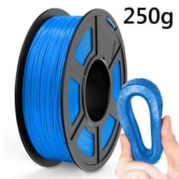 Elastic Flexible TPU Blue 3D Printer Filament 1.75mm 500g 250g Transparent Red, Black Rubber Material Roll Flex for 3D Printing