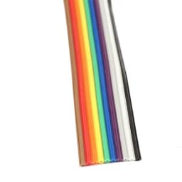 5 Meters 10-Pin Rainbows Color Flat Cable IDC Wire Rainbows Cable Connector Wire Ribbon Extension Cable