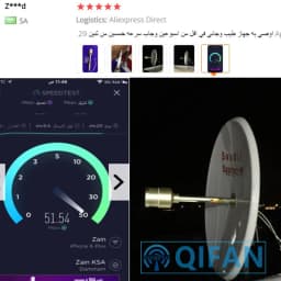 Ultra External Antenna for Outdoor, Mimo Feeder, Long Distance, STC Zain Mobily, 2x30dBi, 5G, 4G Saudi Arabia