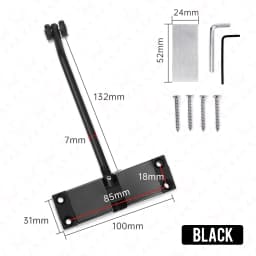 KAK Stainless Steel Automatic Spring Door Closer Door Closing Device Can Adjust The Door Closing Device Furniture Door Hardware
