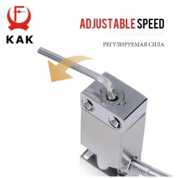 KAK Stainless Steel Automatic Spring Door Closer Door Closing Device Can Adjust The Door Closing Device Furniture Door Hardware