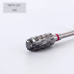 HYTOOS Barrel Nail Drill Bits 3/32 Carbide Burr Dust Proof Bit Milling Cutter For Manicure Electric Drill Nails Accessorie Tool