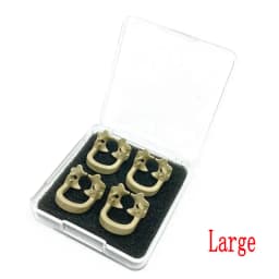 4pcs/set Dental Rubber Dam Clamps Rubber Barrier Clip Resin Material For Dental Lab Dentist Tools