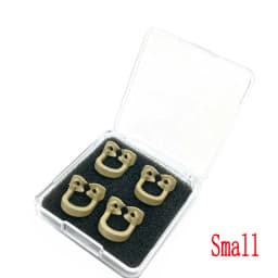 4pcs/set Dental Rubber Dam Clamps Rubber Barrier Clip Resin Material For Dental Lab Dentist Tools