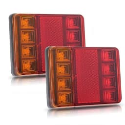Hot sale Car Truck LED Rear 12V Lights Rear Lamps Waterproof TailightTail Light Warning Parts for Trailer Caravans DC