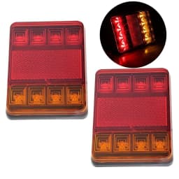 Hot sale Car Truck LED Rear 12V Lights Rear Lamps Waterproof TailightTail Light Warning Parts for Trailer Caravans DC