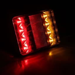 Hot sale Car Truck LED Rear 12V Lights Rear Lamps Waterproof TailightTail Light Warning Parts for Trailer Caravans DC