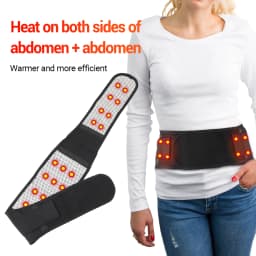 Waist Protector 20pcs Tourmaline Self Heating Magnetic Waist Support Waist Belt Abdomen Belt Lumbar Spine Warm Fever Band