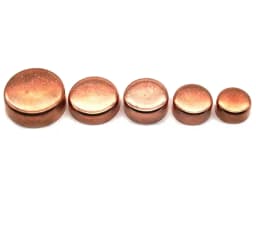 3/8" 1/2" 10mm to 54mm End Cap Copper Stop End Feed Pipe Fitting Refrigeration Gas Water Oil
