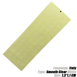 SR Clear Smooth Keyboard Stickers Letter 6 Language Russian German Spain Italy English Japan for Computer Laptop Accessories