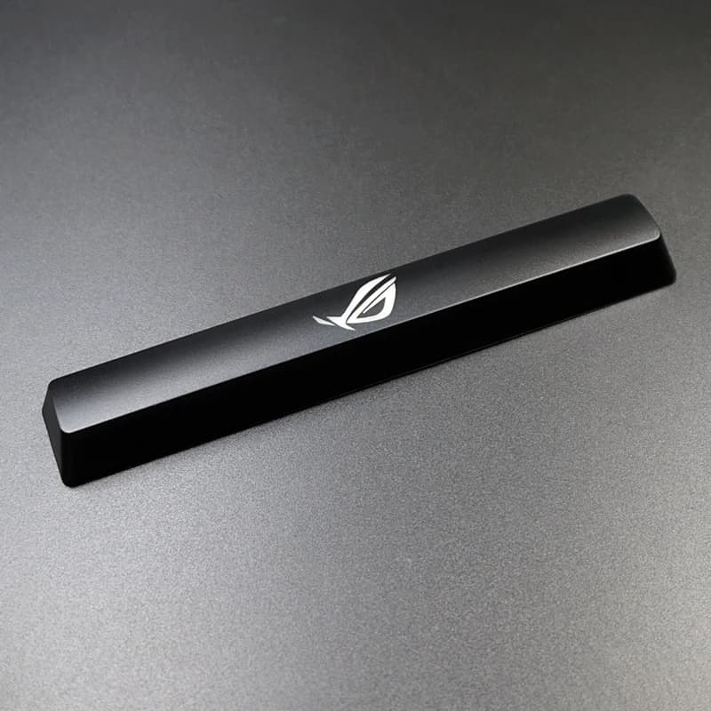 1pcs ABS custom personality backlit ROG keycaps for Ducky Filco gaming mechanical keyboard cherry mx switch 6.25X space key caps