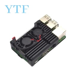 1set Dual Fan Cooling System Module With Heat Sink for Raspberry Pi 4B 3B+ Model + (Plus) not include Raspberry Pi Module