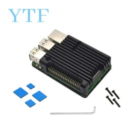 1set Dual Fan Cooling System Module With Heat Sink for Raspberry Pi 4B 3B+ Model + (Plus) not include Raspberry Pi Module