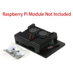 1set Dual Fan Cooling System Module With Heat Sink for Raspberry Pi 4B 3B+ Model + (Plus) not include Raspberry Pi Module