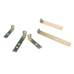 100PCS/Pack 201 Brushed Stainless Steel L Bracket for Backlit Channel Letter Mounting Lug Installation Ear