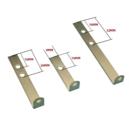 100PCS/Pack 201 Brushed Stainless Steel L Bracket for Backlit Channel Letter Mounting Lug Installation Ear