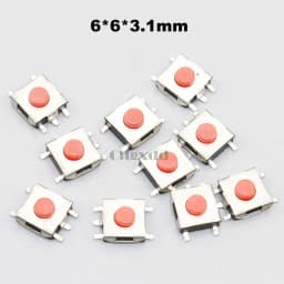 Cltgxdd 10PCS Car Remote Control Touch Switches Push Button Tact Switches for Hyundai, Nissan, Honda, VW, Toyota, Kia, Peugeot