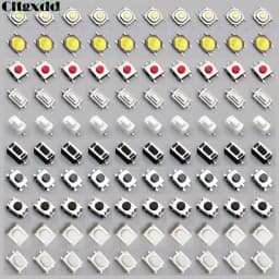 Cltgxdd 10PCS Car Remote Control Touch Switches Push Button Tact Switches for Hyundai, Nissan, Honda, VW, Toyota, Kia, Peugeot