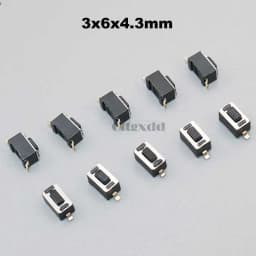 Cltgxdd 10PCS Car Remote Control Touch Switches Push Button Tact Switches for Hyundai, Nissan, Honda, VW, Toyota, Kia, Peugeot