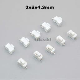 Cltgxdd 10PCS Car Remote Control Touch Switches Push Button Tact Switches for Hyundai, Nissan, Honda, VW, Toyota, Kia, Peugeot