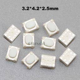 Cltgxdd 10PCS Car Remote Control Touch Switches Push Button Tact Switches for Hyundai, Nissan, Honda, VW, Toyota, Kia, Peugeot
