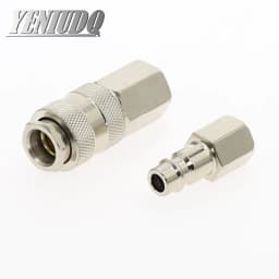 1Pc Euro Air Line Hose Connector Fitting Female Quick Release 1/4" 3/8" 1/2" Inch BSP Female  Pneumatic Fittings EU type