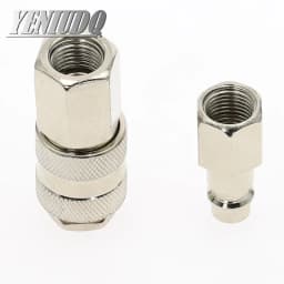 1Pc Euro Air Line Hose Connector Fitting Female Quick Release 1/4" 3/8" 1/2" Inch BSP Female  Pneumatic Fittings EU type