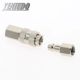1Pc Euro Air Line Hose Connector Fitting Female Quick Release 1/4" 3/8" 1/2" Inch BSP Female  Pneumatic Fittings EU type
