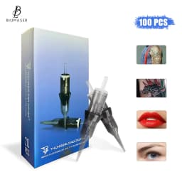 Hot Thunderlord Power Tattoo Needle Liner Shader Permanent Makeup Tattoo Cartridge 1R 7F For Universal Tattoo Machine Pen Newest