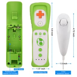 1pcs/2pcs Controller for Wii Remote Controller Gamepad Built-in Motion Plus Control For Wii/Wii U Console Wireless Game pad