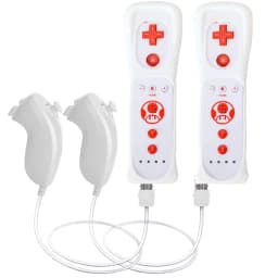 1pcs/2pcs Controller for Wii Remote Controller Gamepad Built-in Motion Plus Control For Wii/Wii U Console Wireless Game pad