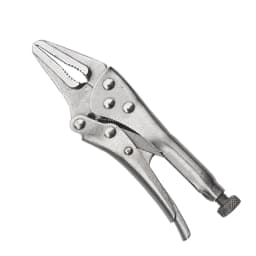 GOSWIFT 5 in. Long Nose Locking Pliers Mini Locking Pliers