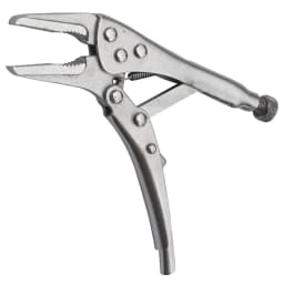 GOSWIFT 5 in. Long Nose Locking Pliers Mini Locking Pliers