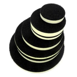 2-6 Inch Interface Cushion Pad Medium Density PU Foam Buffing Pad 1Pcs for Sanding Disc Backing Pad - Hook and Loop