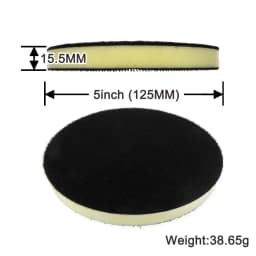 2-6 Inch Interface Cushion Pad Medium Density PU Foam Buffing Pad 1Pcs for Sanding Disc Backing Pad - Hook and Loop