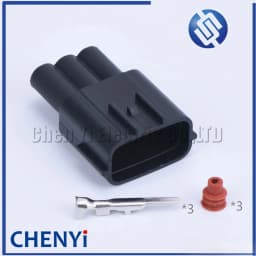 2 sets 3 Pin male female Waterproof Automotive Sensor Connector 6189-0779 Ignition Coil Socket For Nissan BYD F0