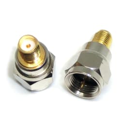 2-20Pcs RF coaxial coax adapter F Type Female Jack to SMA Male Plug Straight F connector to SMA Connector Javino