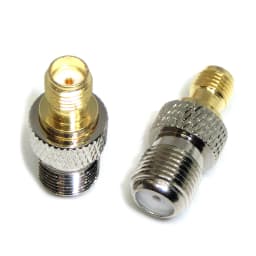 2-20Pcs RF coaxial coax adapter F Type Female Jack to SMA Male Plug Straight F connector to SMA Connector Javino